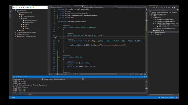 Entity Framework (SQLite) PART 001 Data Annotations, C#, .Net, (GERMAN) смотреть онлайн