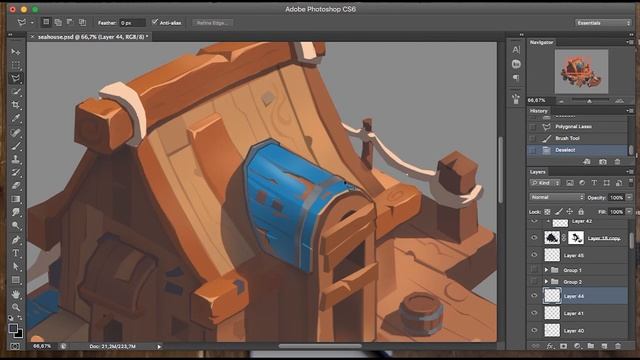 How to draw a sea house | Time Laps. Part 3 смотреть онлайн