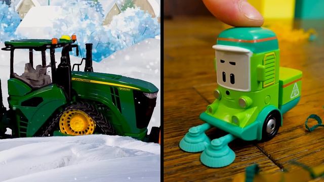 Шоу Hey, toys! Машины Bruder наводят порядок. Истории про игрушки для детей. смотреть онлайн