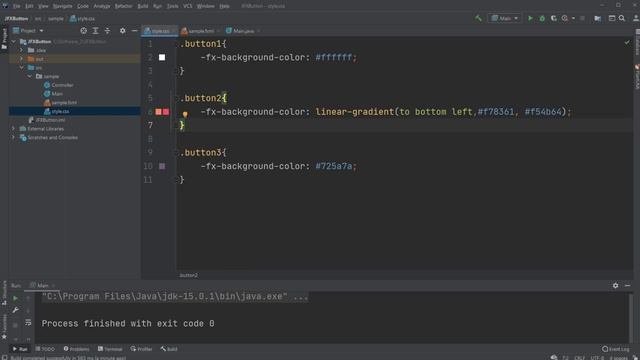 JavaFX - JFoeniX Buttons смотреть онлайн