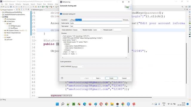Controlling DataProvider parallel tests count by using data-provider-thread-count (TestNG - Part 41 смотреть онлайн