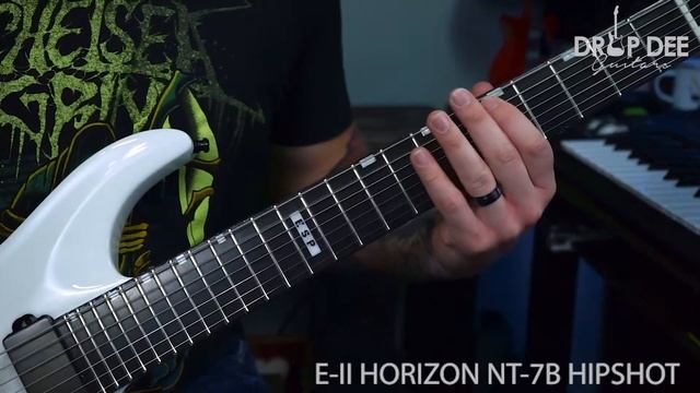 GUITAR DEMO: ESP E-II Horizon NT-7B Hipshot | Drop Dee Guitars смотреть онлайн