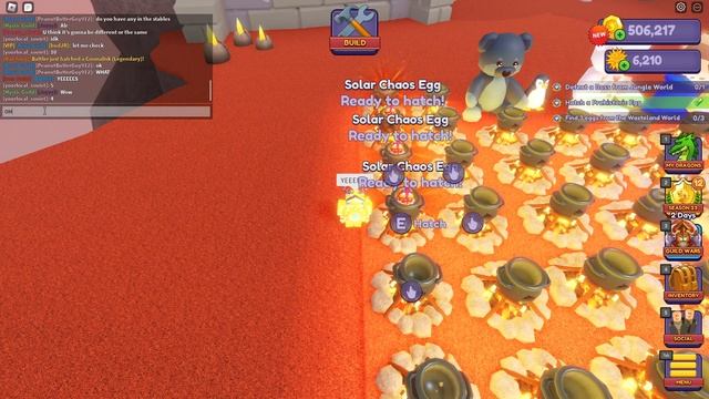 Hatching 48 Solar Chaos Eggs in Dragon Adventures! (Roblox) смотреть онлайн