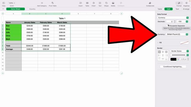 How to Change Currency in Apple Numbers Spreadsheet смотреть онлайн