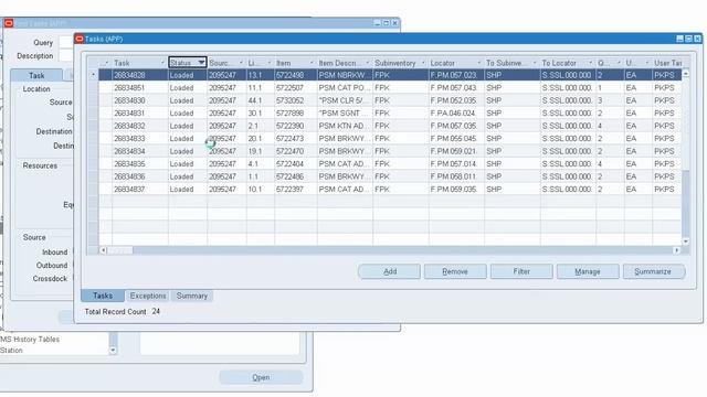 Oracle WMS Automatic Pick Drop Program смотреть онлайн