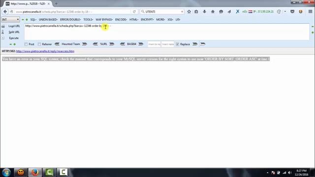 Redirect SQL injection Tutorial смотреть онлайн