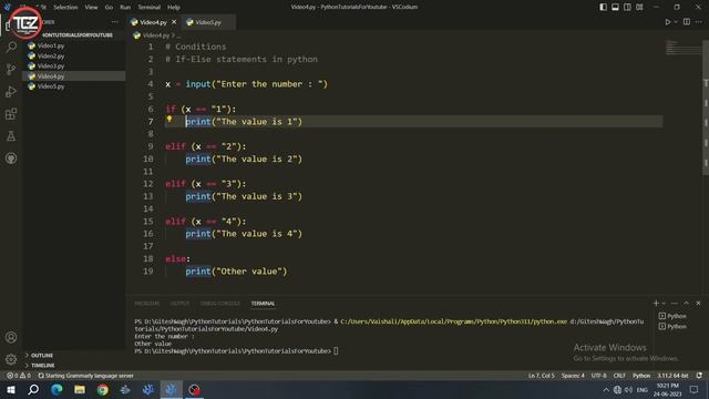 If-Else Statements Explained - Python Tutorial For Beginners #6 смотреть онлайн