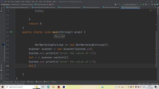 How to find permutation and combination using for loop | Most Important asked question in interview смотреть онлайн