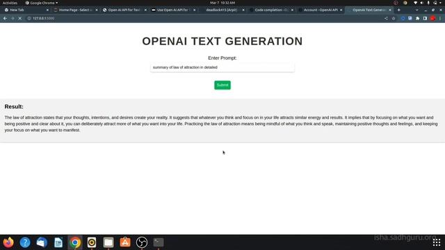 Building a Flask Web App with OpenAI Integration смотреть онлайн