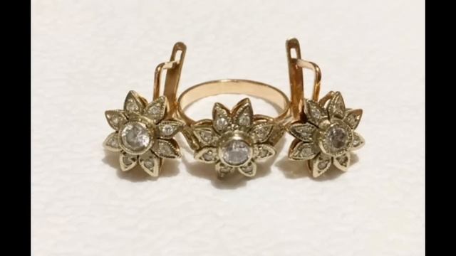 Советские СЕРЬГИ с бриллиантами.Роскошь и красота времён СССР/ Soviet Russian Gold, USSR Diamond☆ смотреть онлайн