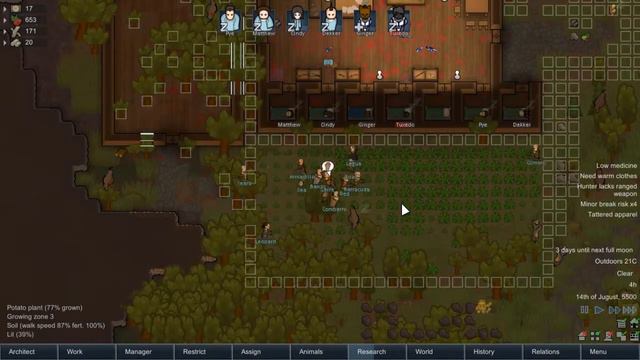 Let's Play RimWorld Alpha 17 (modded) Series 3 Ep8, When It Rains, It Pours смотреть онлайн