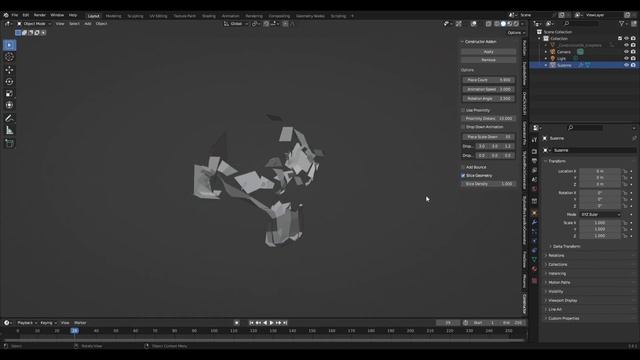 Tutorial Constructor Addon - Generate Procedural Animations in Blender смотреть онлайн