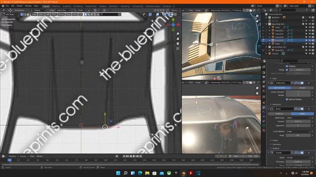 Quadra Turbo R-740 From CyberPunk2077 | 3D Car Modeling Timelapse | Blender 2.9 | Part 2 смотреть онлайн