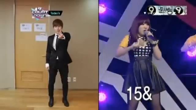 130418 K.Will and Seo In Guk dancing Somebody by 15& and ZE:A "M! Countdown" смотреть онлайн