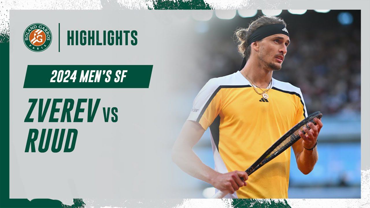 Zverev vs Ruud Semi-final Highlights | Roland-Garros 2024
