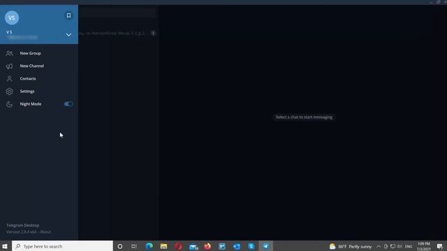 How to Enable Dark Theme in Telegram on Windows смотреть онлайн
