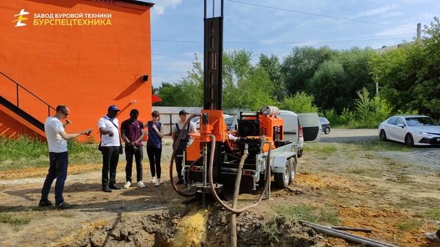 Буровая установка ГБУ 60Л с насосом НБ-4. Испытания. Видео от Завода Буровой Техники смотреть онлайн