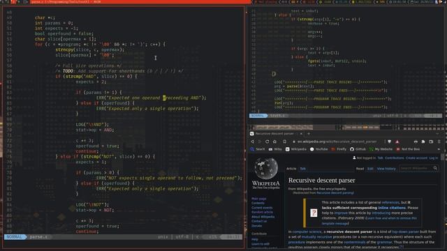 Recursive Descent Parsing - Demonstration смотреть онлайн