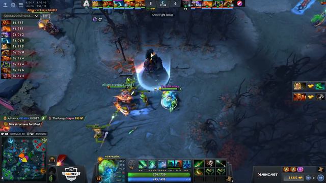 Alliance vs The Pango (карта 1), GG.Bet Birmingham Invitational | Группа A смотреть онлайн