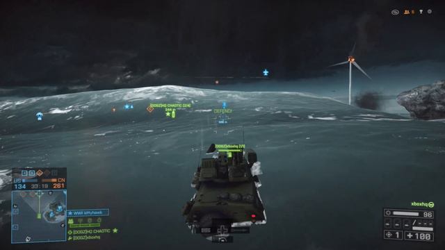 Battlefield 4 (BF4) LAV-AD Anti-Air Tank Submarine Glitch Paracel Storm HD 1080p смотреть онлайн