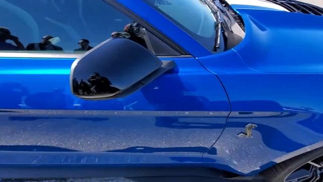 Ford Mustang Shelby GT500 in cool ocean blue walkaround ???? смотреть онлайн