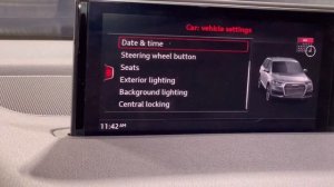 Audi Q7 2016 tire pressure reset