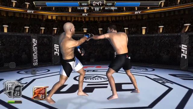UFC(android) Новый боец Tim Boetsch Демонстрация. Покупаю бойца за 200 золота. смотреть онлайн