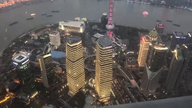 View from Shanghai Tower #ShanghaiTower #Shanghai #tower #China смотреть онлайн