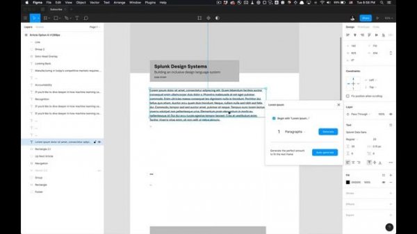 How to Use Lorem Ipsum Figma Plugin