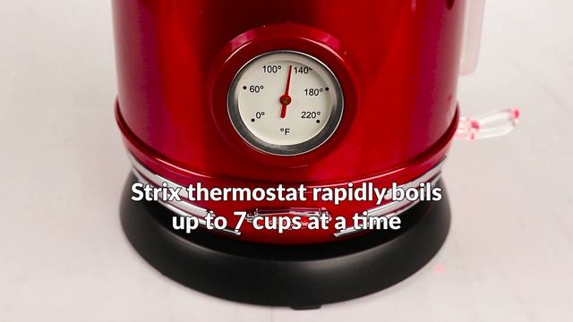 RWK150 | Retro Red Electric Water Kettle смотреть онлайн