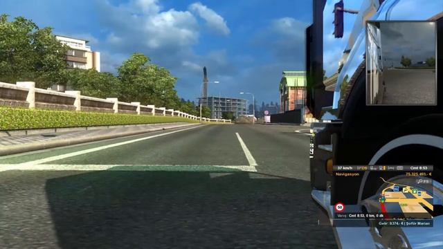 ETS 2 SEM Lojistik Renault Premium 460 Şehirde Kısa Bir Tur... смотреть онлайн