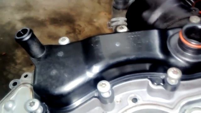 Замена крышки помпы и теплообменника wv touareg v6 diesel смотреть онлайн