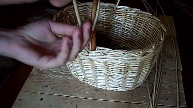 Делаем ручку для корзины смотреть онлайн