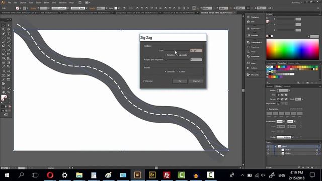 ?️?️?️Road, street - Adobe Illustrator tutorial смотреть онлайн