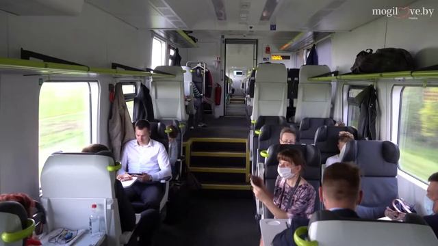 Чем удивляют новые поезда бизнес-класса Могилев-Минск / Обзор дизель-поезда ДП6 смотреть онлайн