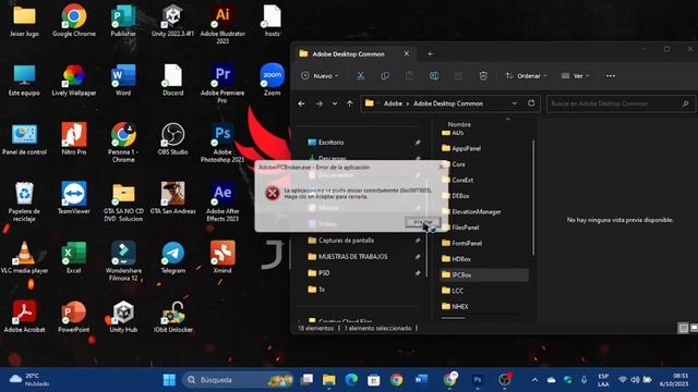 Solución al problema de Adobe IPC Broker exe en Photoshop e Illustrator 2023 смотреть онлайн
