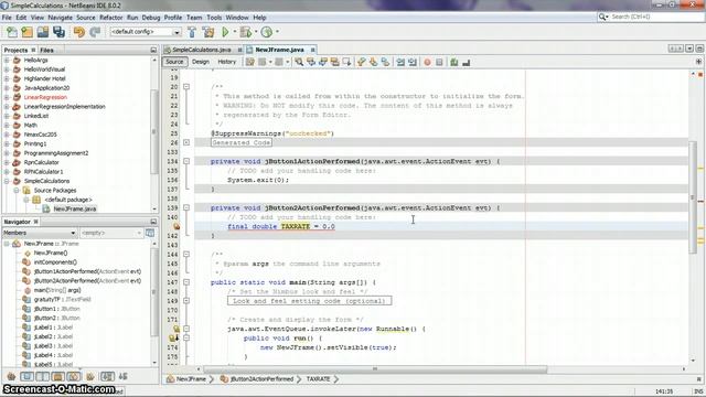 Easy Java GUI: Easy Java Calculations смотреть онлайн