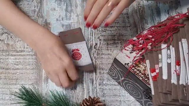 АДВЕНТ КАЛЕНДАРЬ в шкатулке. Обзор моей работы. смотреть онлайн