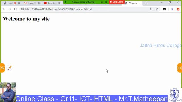 Online Class - Gr.11- ICT - HTML Part 04 смотреть онлайн