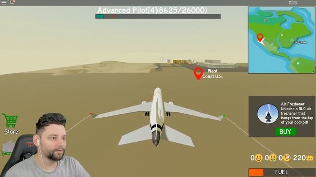 FLYING HUGE PLANES in ROBLOX FLIGHT SIMULATOR смотреть онлайн