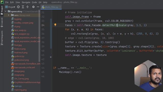 KivyMD + Opencv - Auto Face Blur APP in 15 Minutes смотреть онлайн