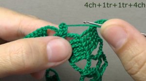 Ажурный УЗОР крючком ВСЕГО 2 ряда! ЛЕГКОЕ ВЯЗАНИЕ ДЛЯ НАЧИНАЮЩИХ  EASY Pattern Crochet for beginner