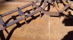 Конную борону переделываем под Мотор Сич