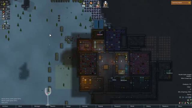 Rimworld Mountain Bois - Part 10 - Raids and Love смотреть онлайн