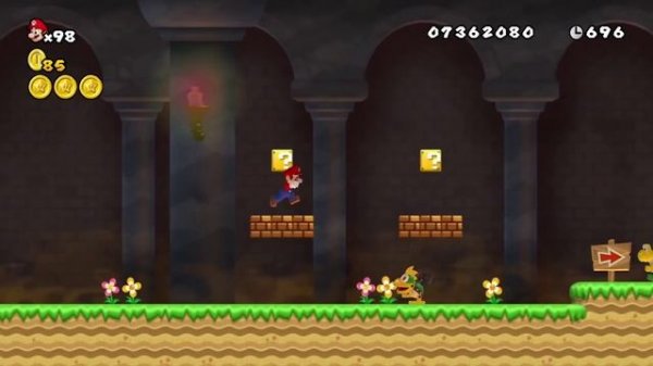 Mega Mushroom in All 2D Super Mario Gamestyles