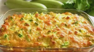 Кабачковая запеканка | Кабачки с сыром в духовке