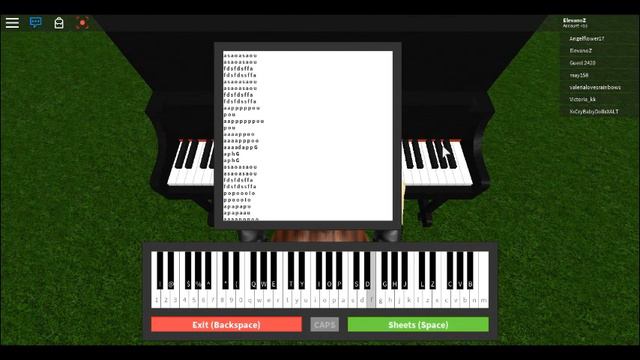 heathens Roblox piano (FULL SHEET IN DESCRIPTION) смотреть онлайн