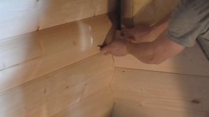 Домостроение. Как обработать угол блокхаусом.