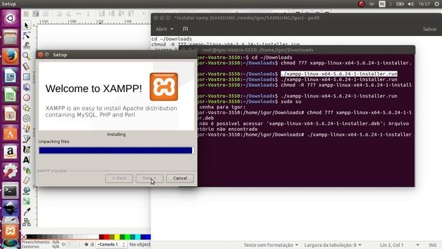 Instalando xampp e wordpress no Ubuntu 16.04 смотреть онлайн
