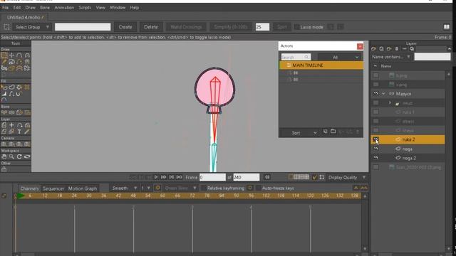 Исправляю ошибки в студенческой работе | speed rigging animation MOHO смотреть онлайн